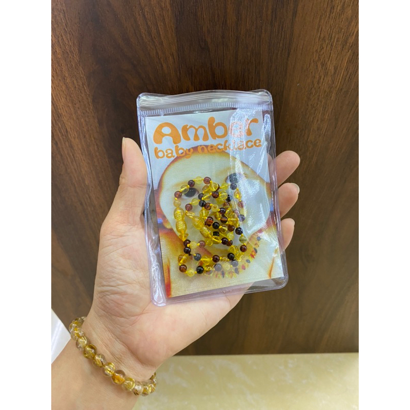 Bộ hổ phách amber cho bé