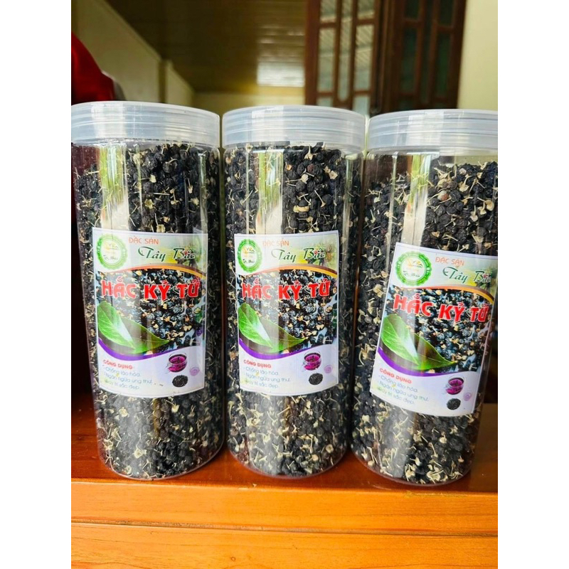 Hộp 500gr Hắc kì tử tím uống trực tiếp hoặc bồi bổ sức khỏe