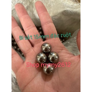 [ Siêu rẻ - Hàng mới ] BI SẮT 15mm đặc ruột ( BÁN THEO VIÊN )