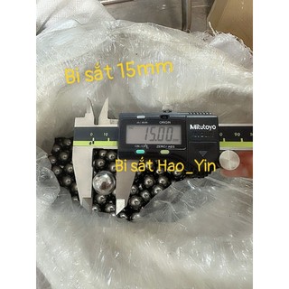 Bi sắt 15mm đặc ruột