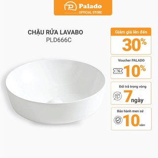 Chậu rửa mặt, chậu lavabo palado pld666c men sứ cao cấp