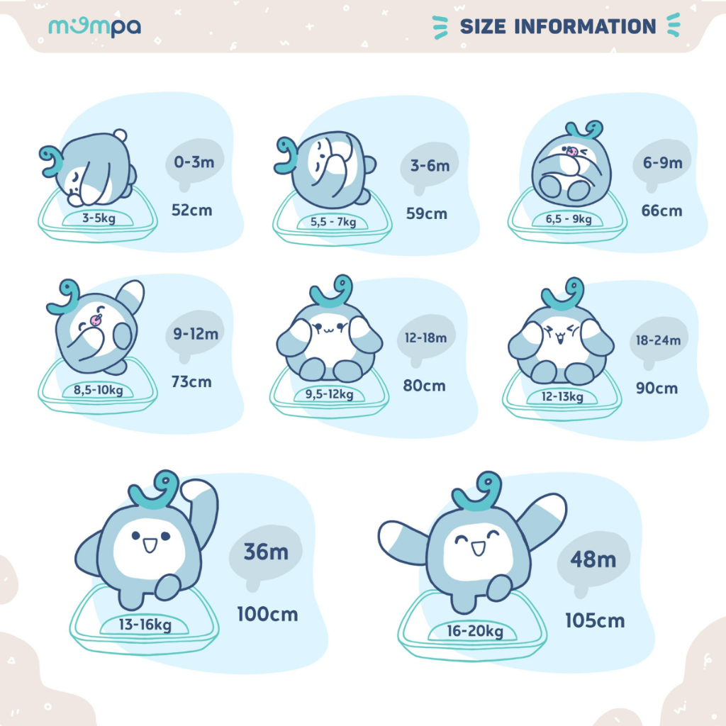 Bodysuit cho bé sơ sinh Mompa kèm yếm từ 0 đến 9 tháng dài tay cài chéo vải Cotton nỉ mềm mại MP 630