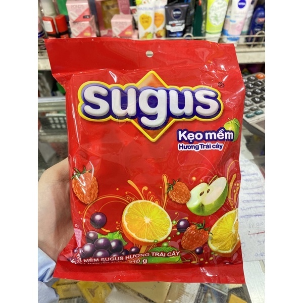 Túi kẹo mềm Sugus vị trái cây mix siêu ngon 210g