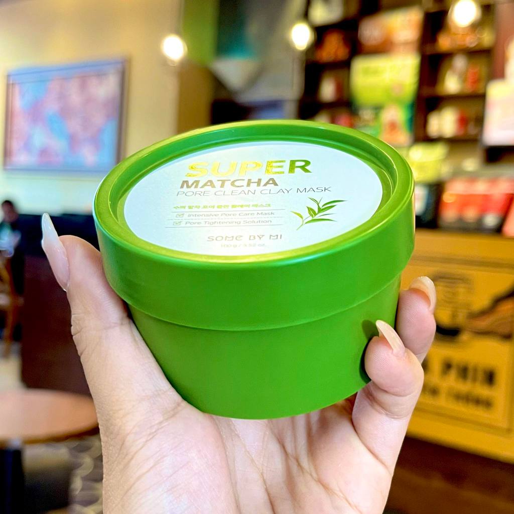 Mặt Nạ Đất Sét Some By Mi Super Matcha Pore Clean Clay Mask 100G