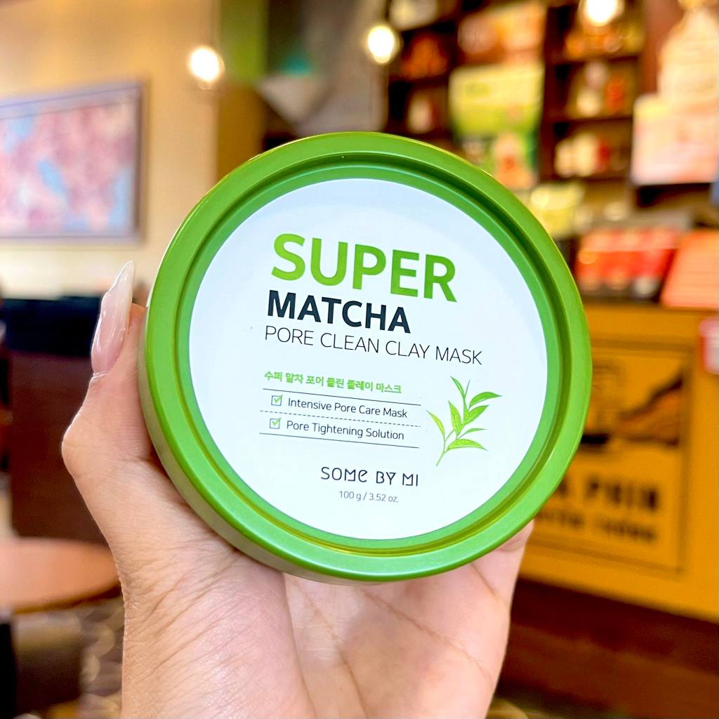 Mặt Nạ Đất Sét Some By Mi Super Matcha Pore Clean Clay Mask 100G