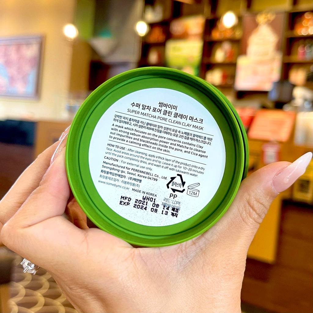 Mặt Nạ Đất Sét Some By Mi Super Matcha Pore Clean Clay Mask 100G