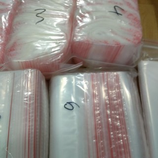 1kg túi zip chỉ đỏ các size