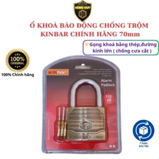 Ổ Khoá chống trộm báo động cao cấp KINBAR hàng loại 1 7 phân, nặng 650g