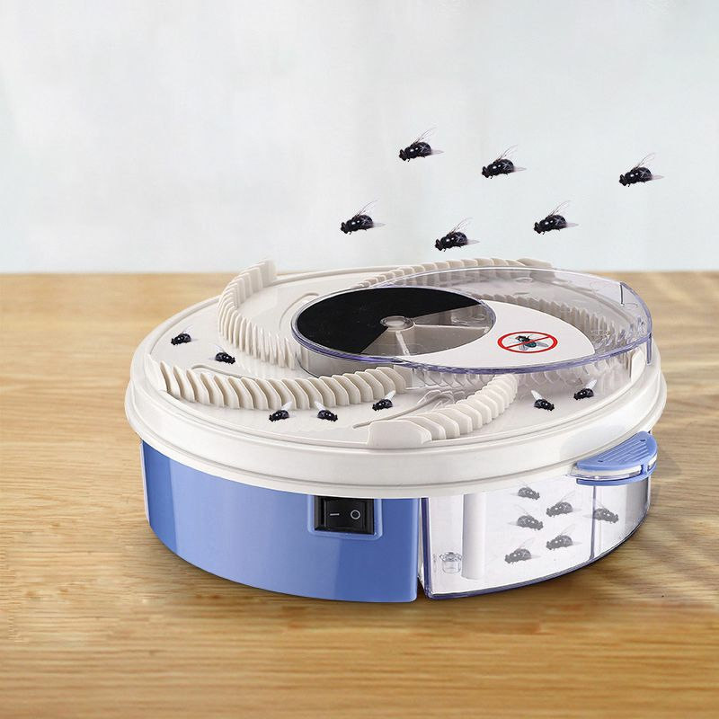 Máy Bắt Ruồi Tự Động Thông Minh, Máy Bắt Ruồi Chạy Điện Không Dùng Hóa Chất