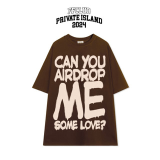 Áo thun ff form rộng airdrop tee, vải thun 2 chiều cotton 250gsm