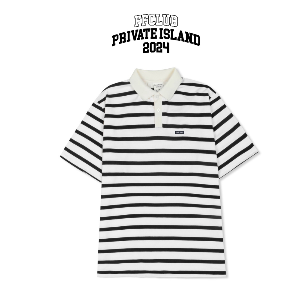 ÁO THUN FF FORM RỘNG STRIPED POLO, VẢI THUN 2 CHIỀU COTTON 250GSM