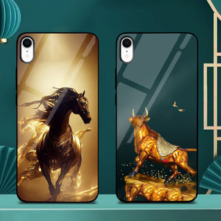 Ốp Lưng IPHONE XR Mặt lưng kính cao cấp, thiết kế độc quyền 12 con giáp