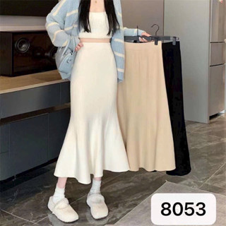 Chân váy len đuôi cá dáng dài mix cùng áo len siêu điệu 300