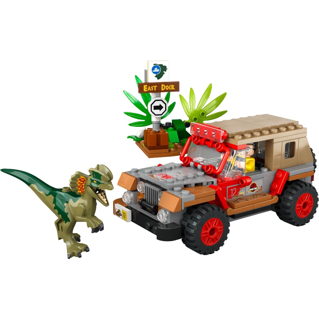 LEGO Jurassic World 76958 Tập kích Khủng long Dilophosaurus