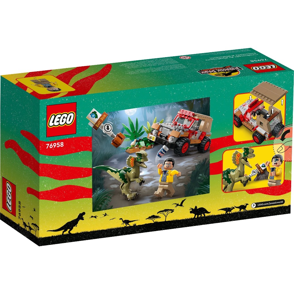 LEGO Jurassic World 76958 Tập kích Khủng long Dilophosaurus