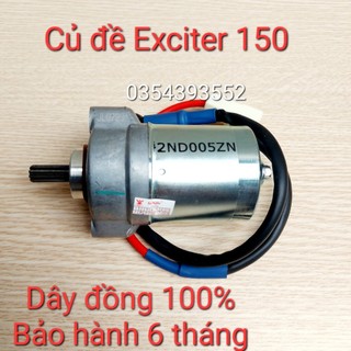 Củ đề exciter 150,mô tơ đề exciter 150 loại 1