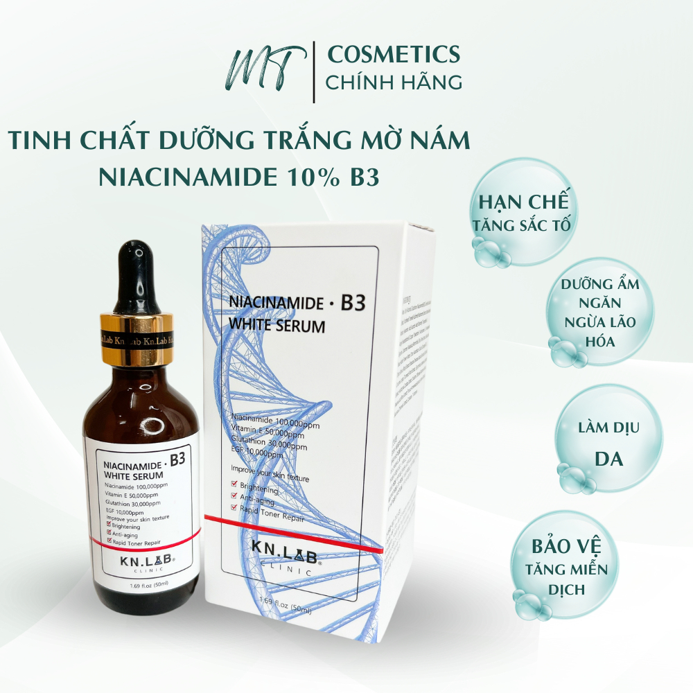 Serum B3, tinh chất dưỡng trắng mờ nám Niacinamide 10% B3 KangnamLab - Kn.Lab - MT