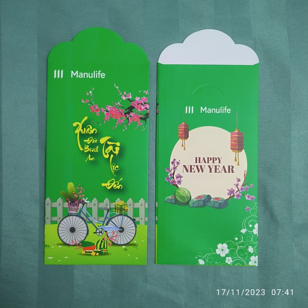 COMBO 50 BAO LÌ XÌ MANULIFE