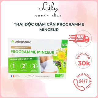 Thải độc giảm cân Programme Minceur Arkopharma Pháp