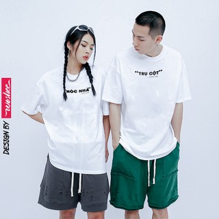 Áo thun hài hước WOSHEE áo thun chế "NÓC NHÀ" áo thun cotton 100% mềm mại mát mẻ áo thun couple nghộ nghĩnh HH029