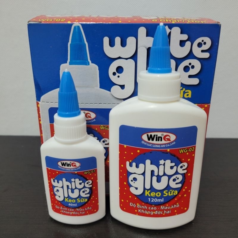 Keo sữa chất lượng cao dán đồ thủ công WG01 - 40ml 120ml - Keo dán thủ công học sinh