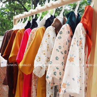 Set Áo Bà Ba Bé Gái Lụa Trơn Niên Thanh