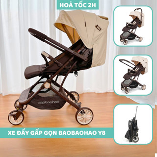 Xe đẩy cho bé Baobaohao Y8 - 2 chiều gấp gọn - Giảm rung lắc tối đa