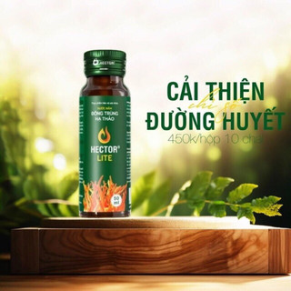 Hector Lite Đông Trùng Hạ Thảo (1 hộp 10 chai) Cải Thiện Đường Huyết