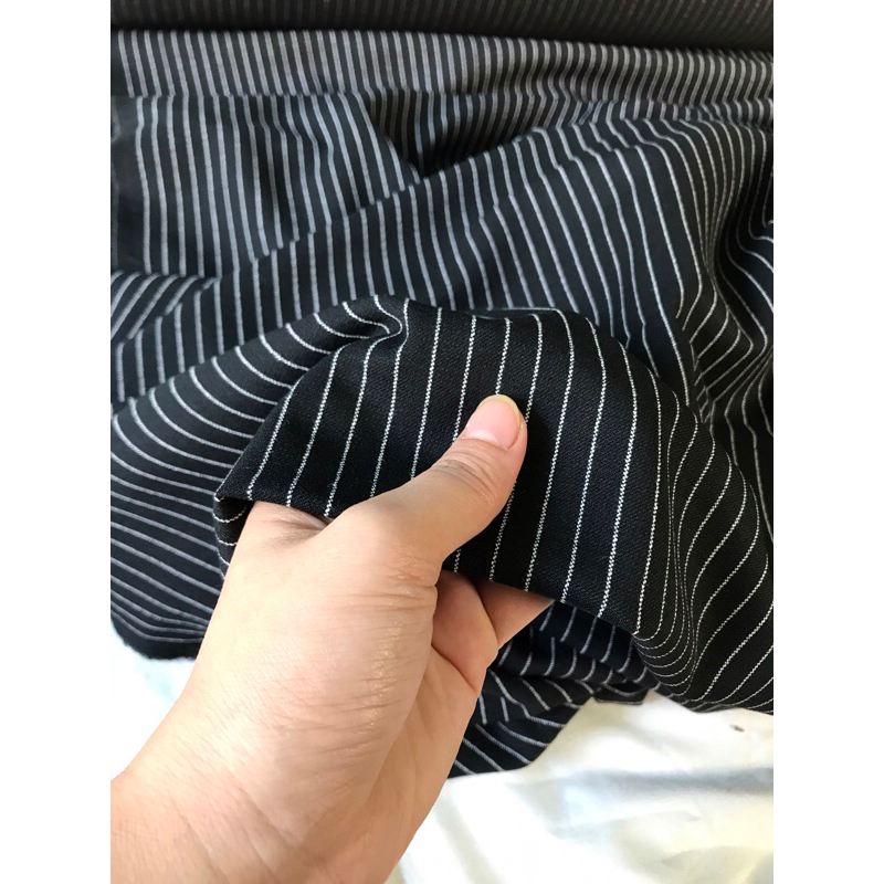 Vải Quần Tây kẻ, nhiều màu