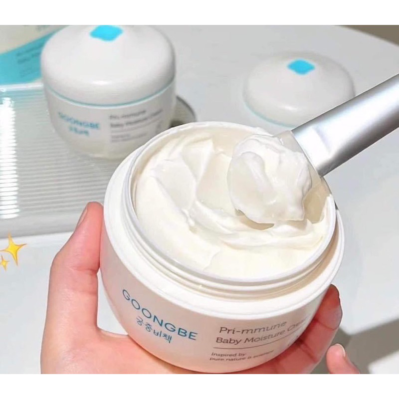 Kem Dưỡng Da GOONGBE Pri-mmune Moisture Cream 180ml Cho Em Bé Và Da Nhạy Cảm