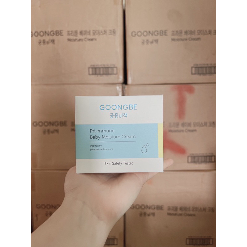Kem Dưỡng Da GOONGBE Pri-mmune Moisture Cream 180ml Cho Em Bé Và Da Nhạy Cảm