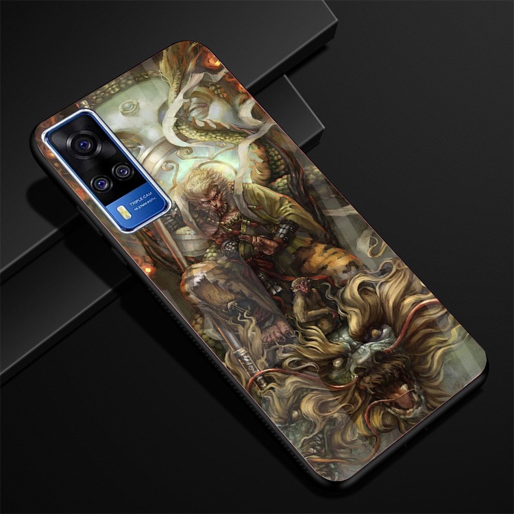 Ốp Lưng VIVO Y51 2020,Y53s ,Y72 5G Mặt lưng kính cao cấp, thiết kế độc quyền 12 con giáp
