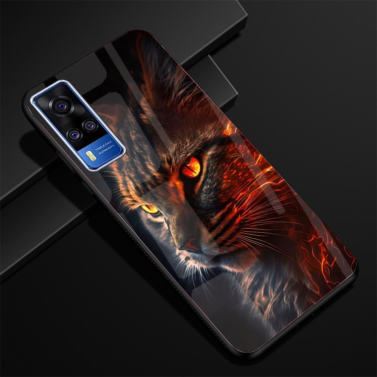 Ốp Lưng VIVO Y51 2020,Y53s ,Y72 5G Mặt lưng kính cao cấp, thiết kế độc quyền 12 con giáp