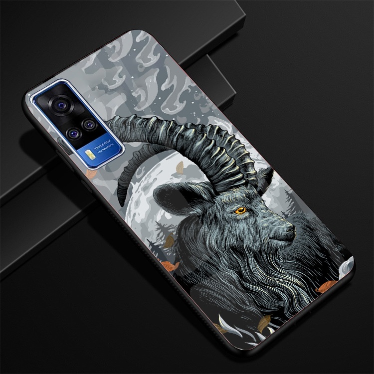 Ốp Lưng VIVO Y51 2020,Y53s ,Y72 5G Mặt lưng kính cao cấp, thiết kế độc quyền 12 con giáp