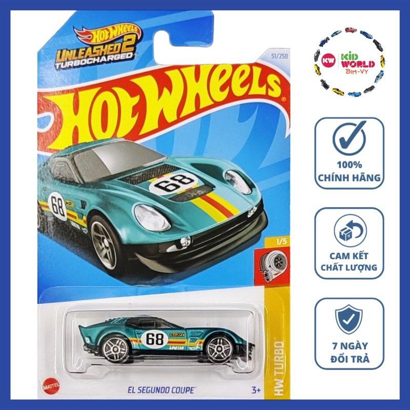 Xe mô hình Hot Wheels basic El Segundo Coupe HTC63.