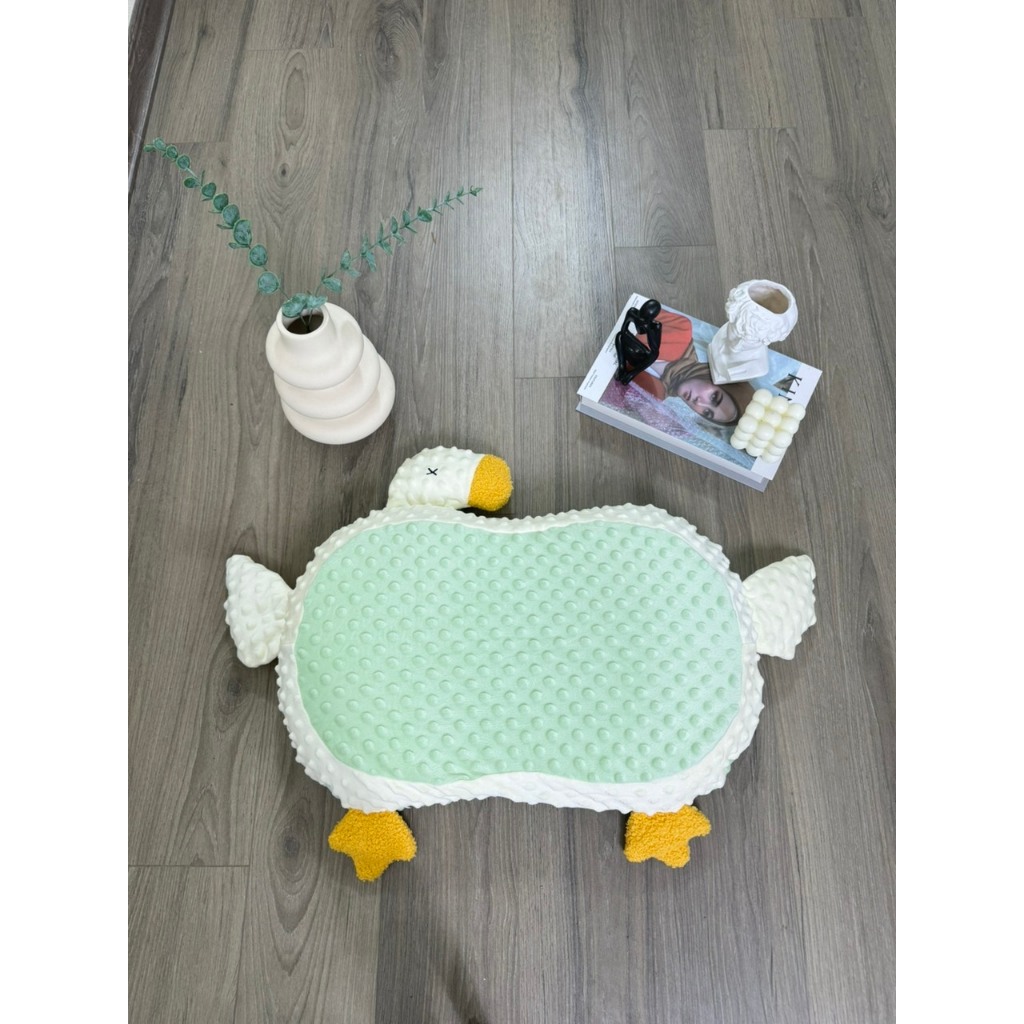 Gối cao su non thiên nga cho bé siêu êm nâng niu giấc ngủ của bé , Gối đầu cho bé kích thước 35x55cm mẫu mới 2023