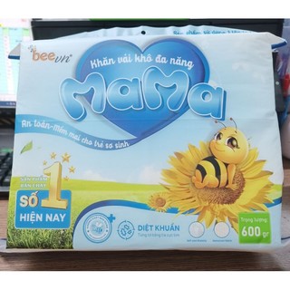 Combo 5 bịch khăn vải khô đa năng mama 600 gram