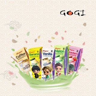 Sữa binggrae hàn quốc hộp lẻ vị vani - dưa lưới - chuối - coffee - dâu