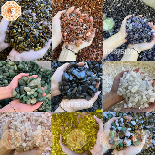 500GR Vụn Đá Thạch Anh/Thanh Tẩy Thạch Anh Ngũ Sắc (Quartz) - Sử Dụng Trong Bố Trí Phong Thủy Tarot, Reiki, Thiền Định