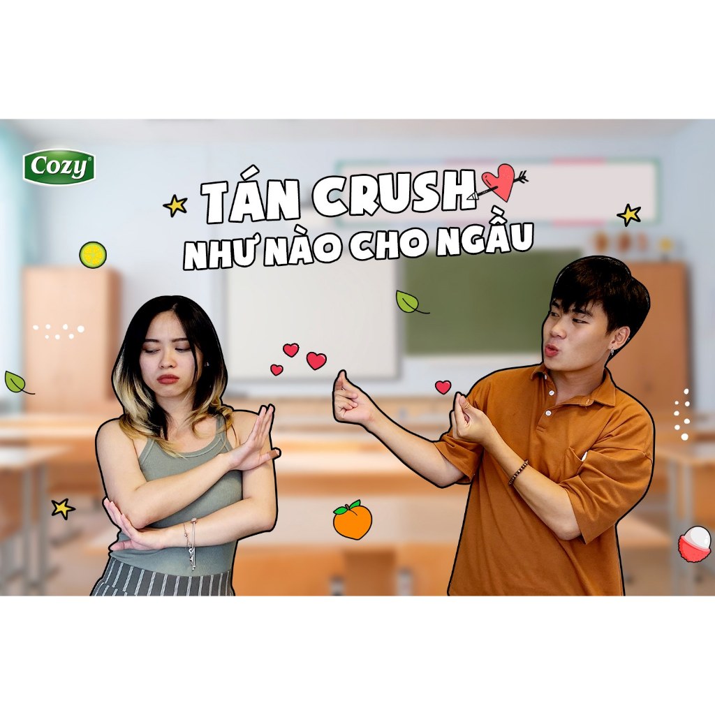 Thùng 24 Hộp Trà Đào Sả Cozy Uống Liền Thơm Ngon Không Chất Bảo Quản 225ML/Hộp