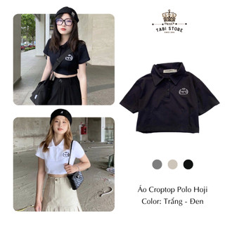 Áo croptop polo dưới 52kg tabistore - HOJI