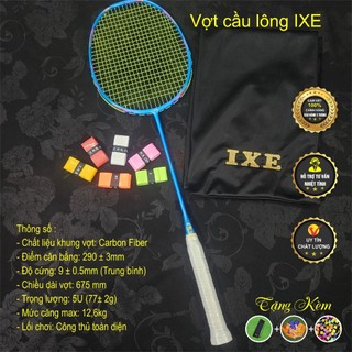 Vợt Cầu lông IXE (Căng sẵn kèm cước + Túi + Quấn cán)