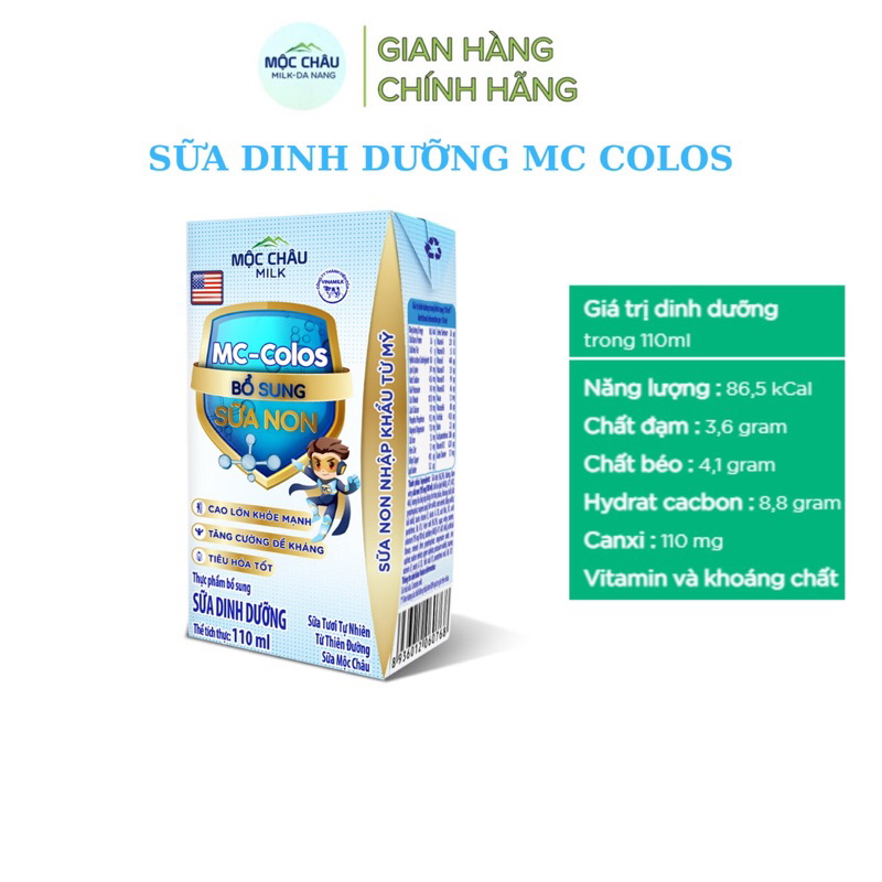 Thùng 48 hộp Sữa Dinh Dưỡng MC-Colos 110ml