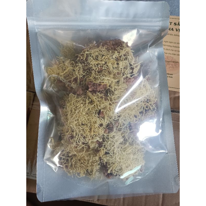 cơm cháy gạo lứt tím chà bông 500gr