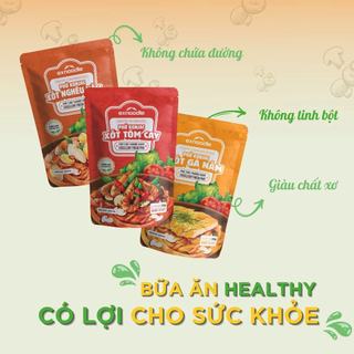 Phở Konjac chay xốt kem nấm