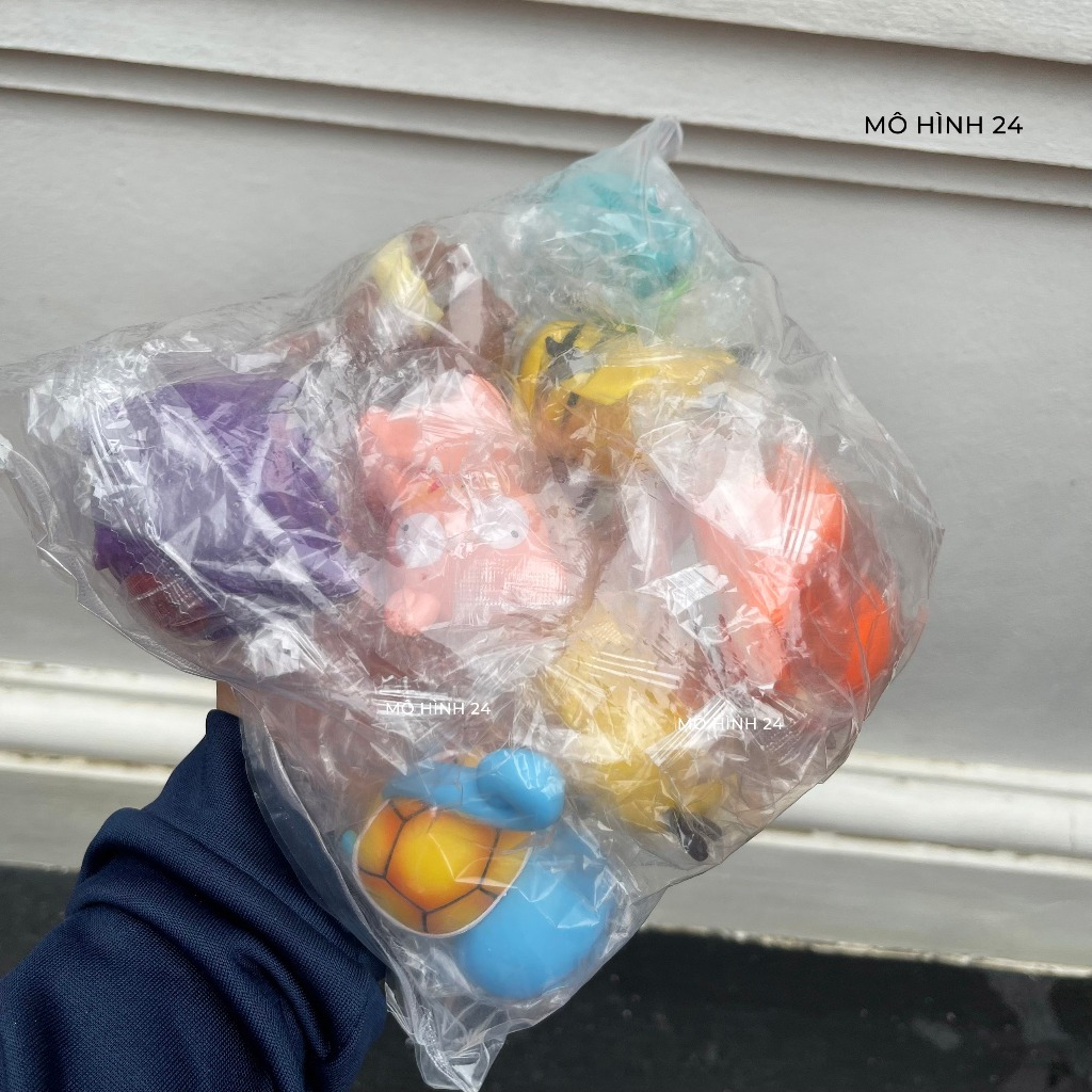 Set combo mô hình các nhân vật POkemon Ngáo figure pokemon chibi hài hước cute trang trí decor sáng tạo