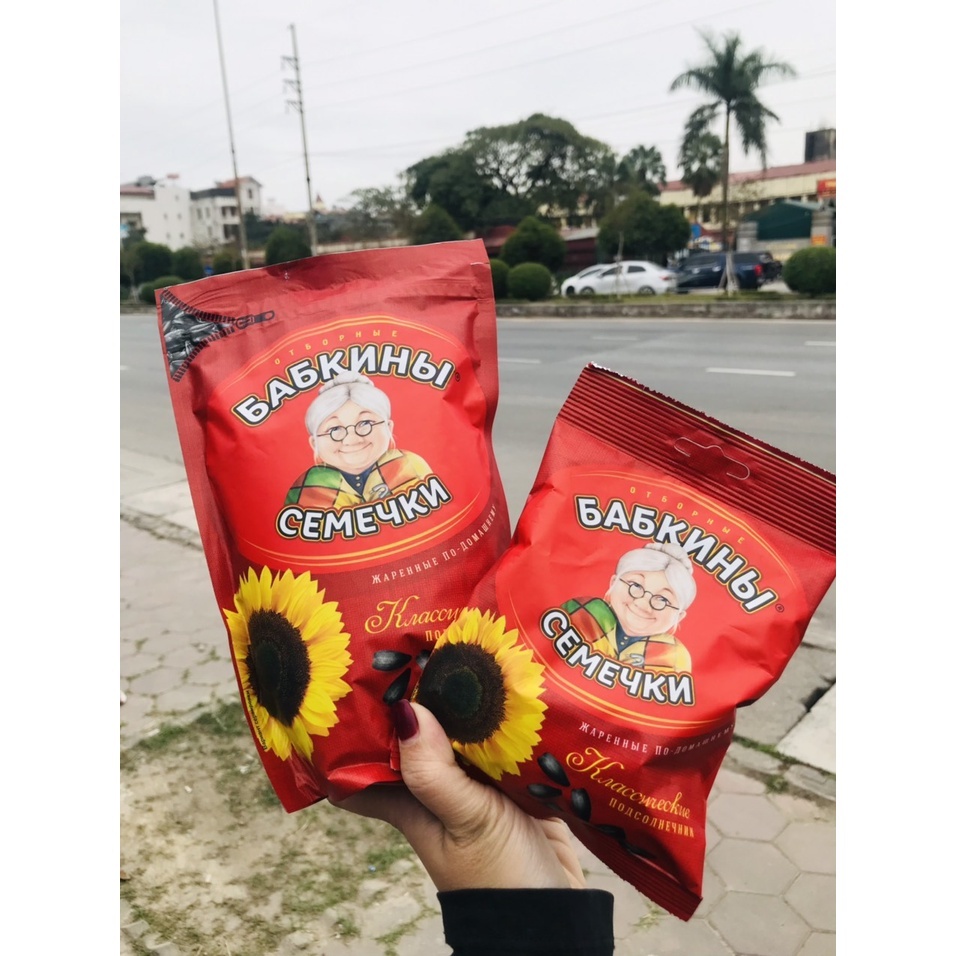 Gói 100g Hạt Hướng Dương Bà Già Nga Date T5/24