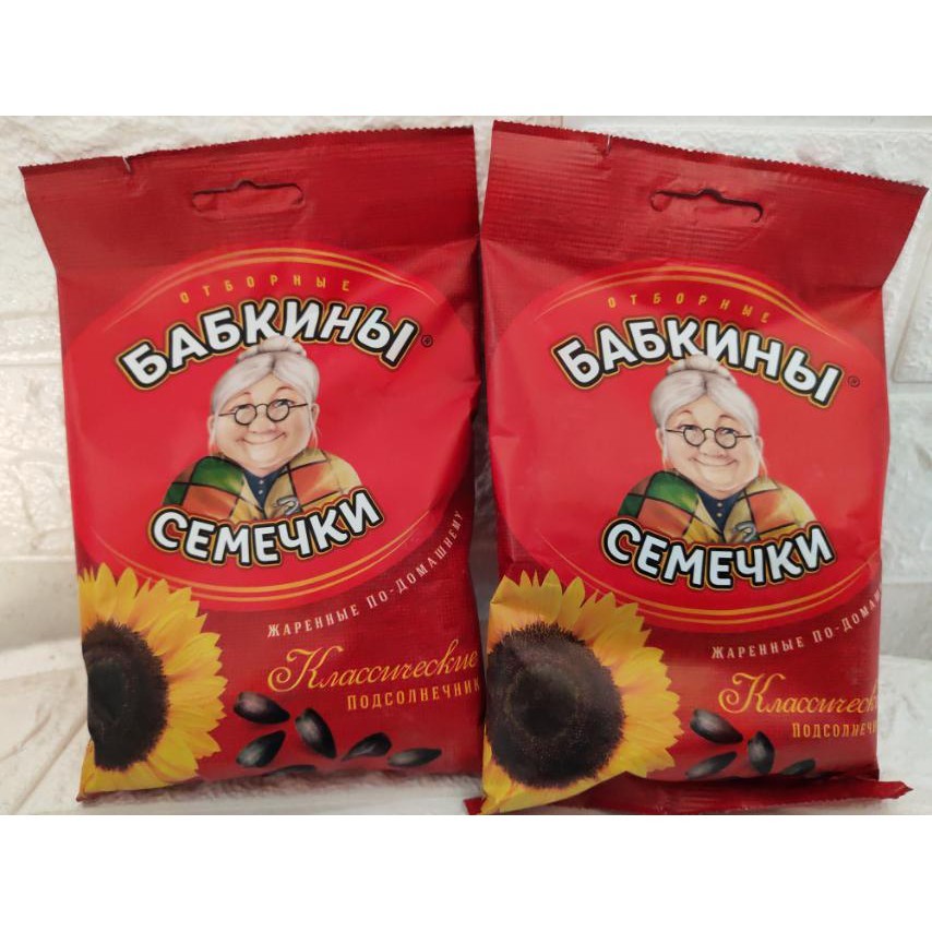 Gói 100g Hạt Hướng Dương Bà Già Nga Date T5/24