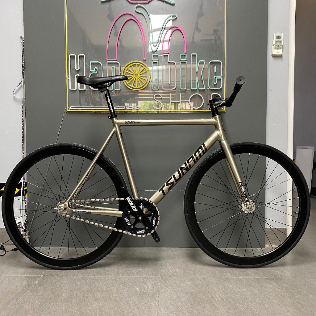 Xe đạp Fixed gear Tsunami SNM100 cấu hình cơ bản chính hãng (CHAT ĐỂ CHỌN MÀU TRƯỚC)