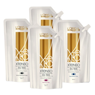 Thuốc Uốn Tóc Loreal Glatt Schwarzkopf, Duỗi Tóc, Dập Uốn, Dập Kem Loreal X-Tenso - 400ml